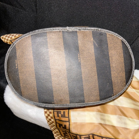 Fendi | Vintage Pequin Collapsible Zippered Makeup Vanity Case Bag - Picture 2 of 12